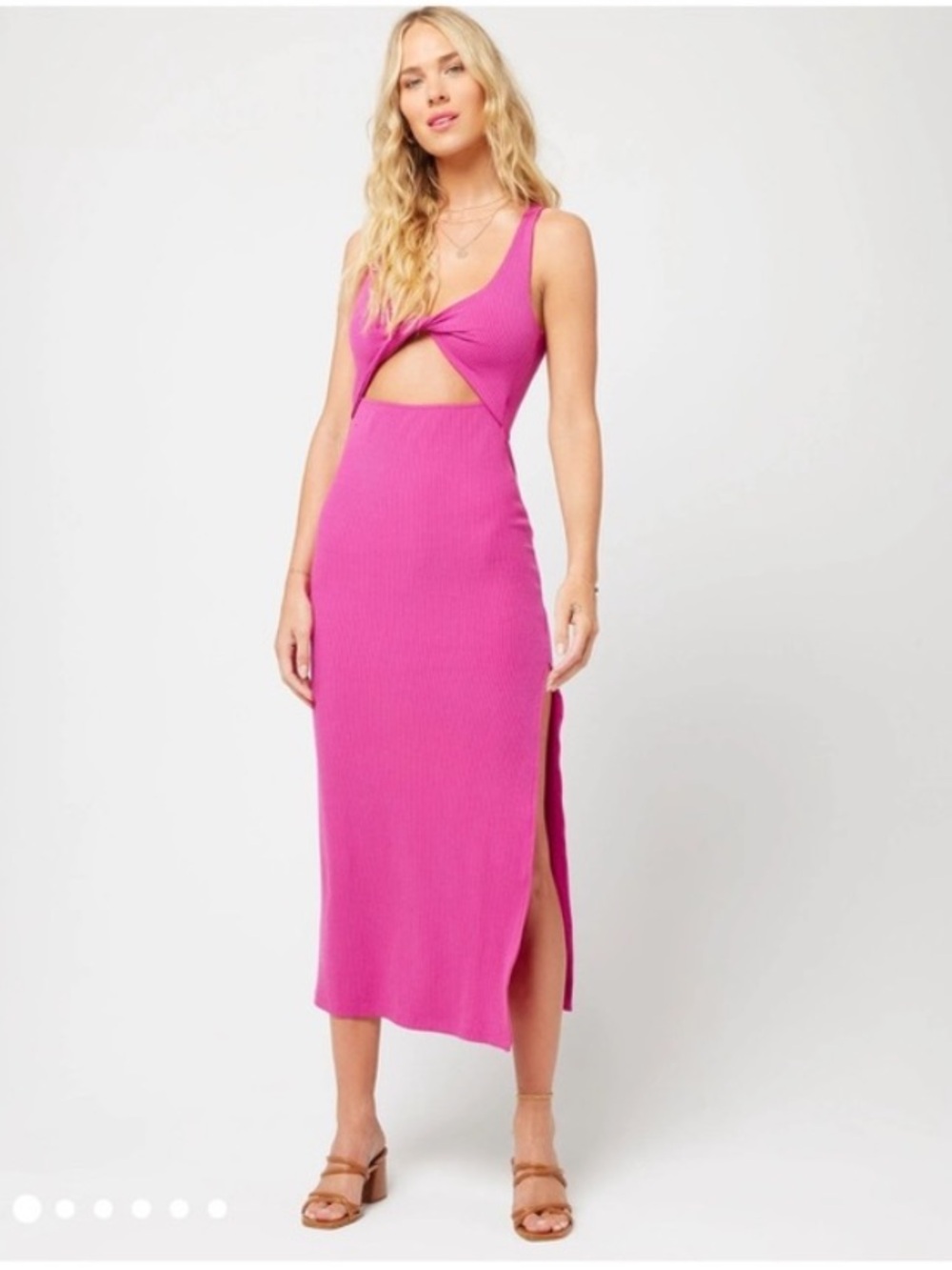 L Space Nico Dress in Bougainvillea
